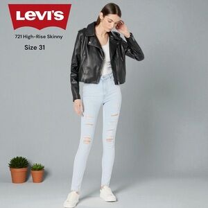 Levi's 721 Skinny Women's High-Rise Light Blue Jeans